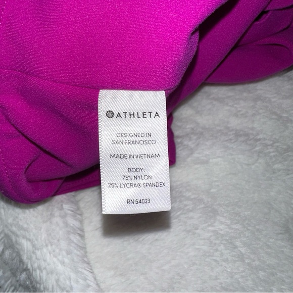 ATHLETA Salutation Stash Pocket II Tight Small Tall Exotic Fuchsia Pink Leggings - Picture 8 of 10